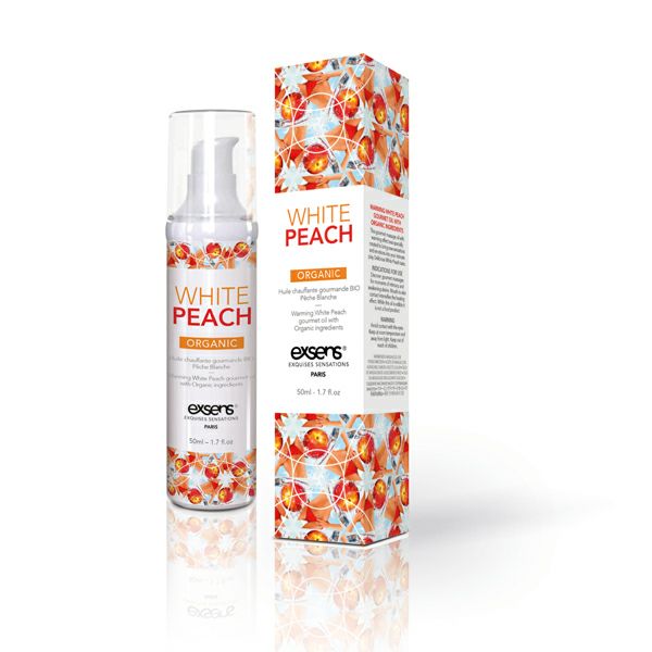 exsens オーガニックグルメマッサージオイル WHITE PEACH